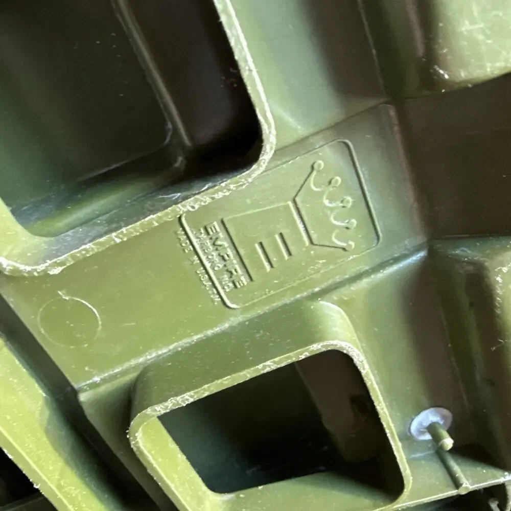 VINTAGE EMPIRE GI JOE JEEP 1973 CAROLINA ENTERPRISES GREEN PLASTIC.